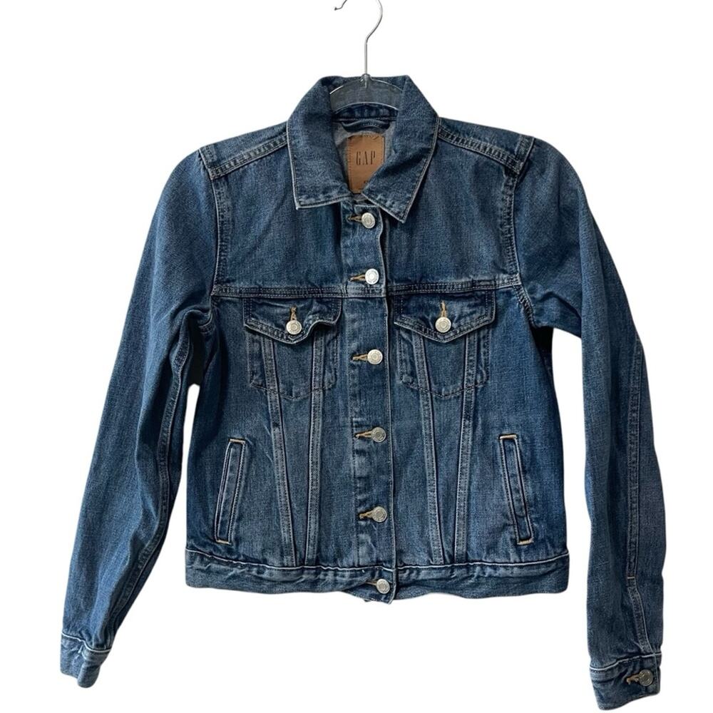 GAP Women's Denim Jacket Blue Medium Wash Size XS